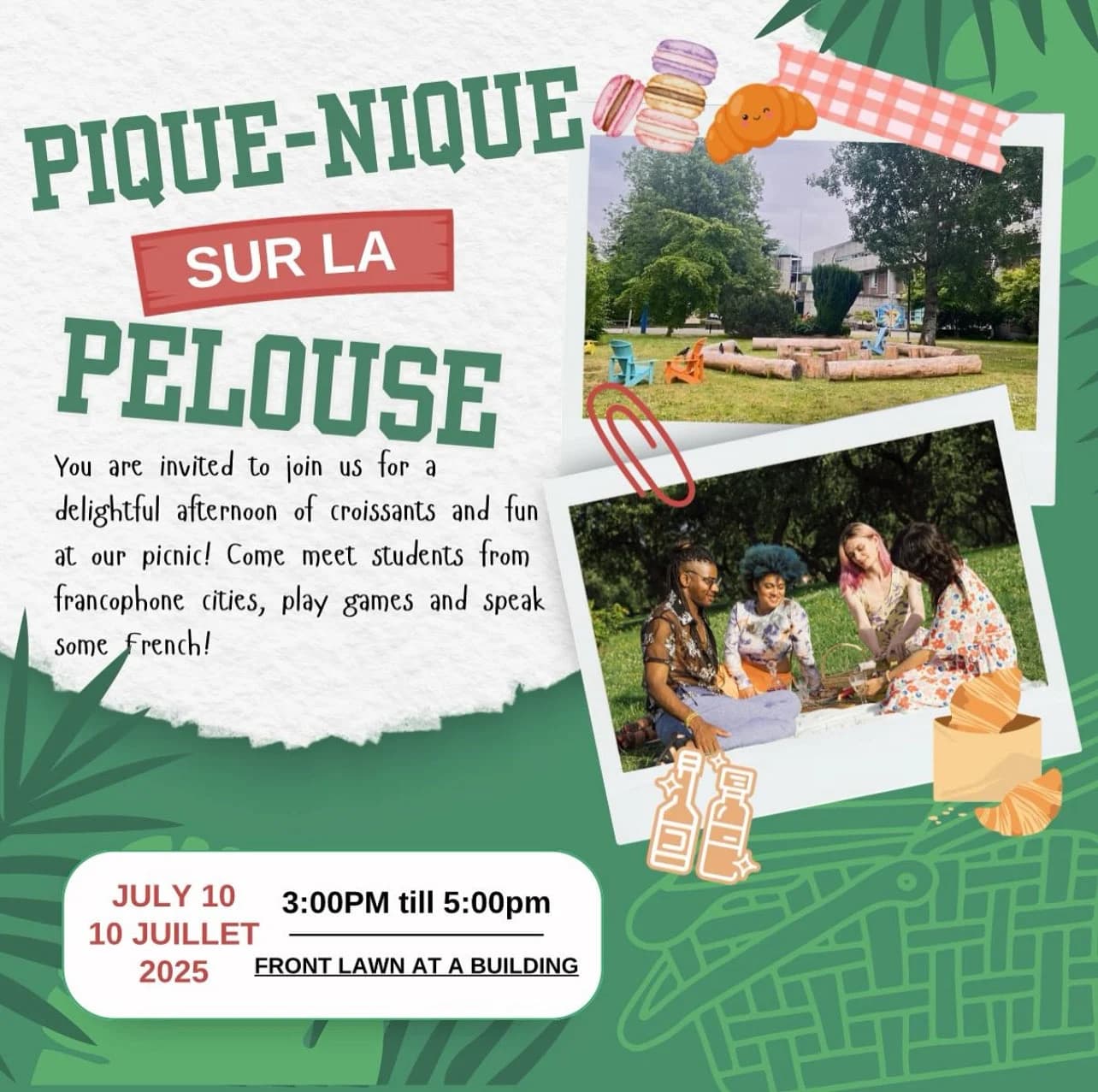 Pique-Nique sur la Pelouse